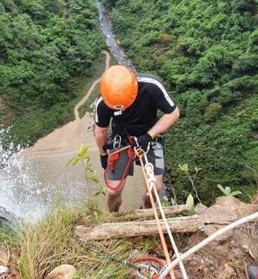 Rapel no Salto Paraguassu